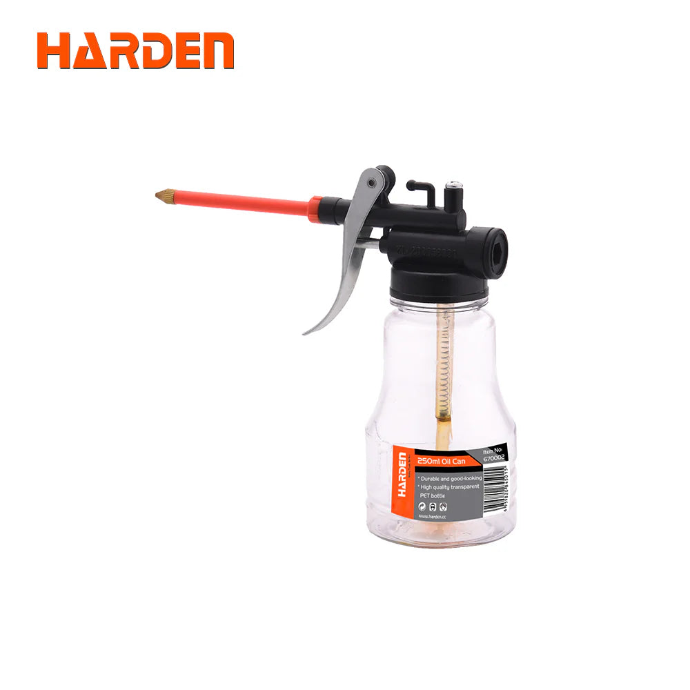 HARDEN 670002 250ml Metal Pump Oiler with Flexible Nozzle for Precise Lubrication